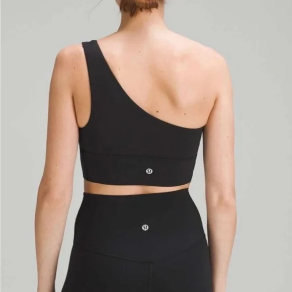 Lululemon Align Asymmetrical Sports Bra Light Support Black, size 8, like new! - Picture 2 of 5